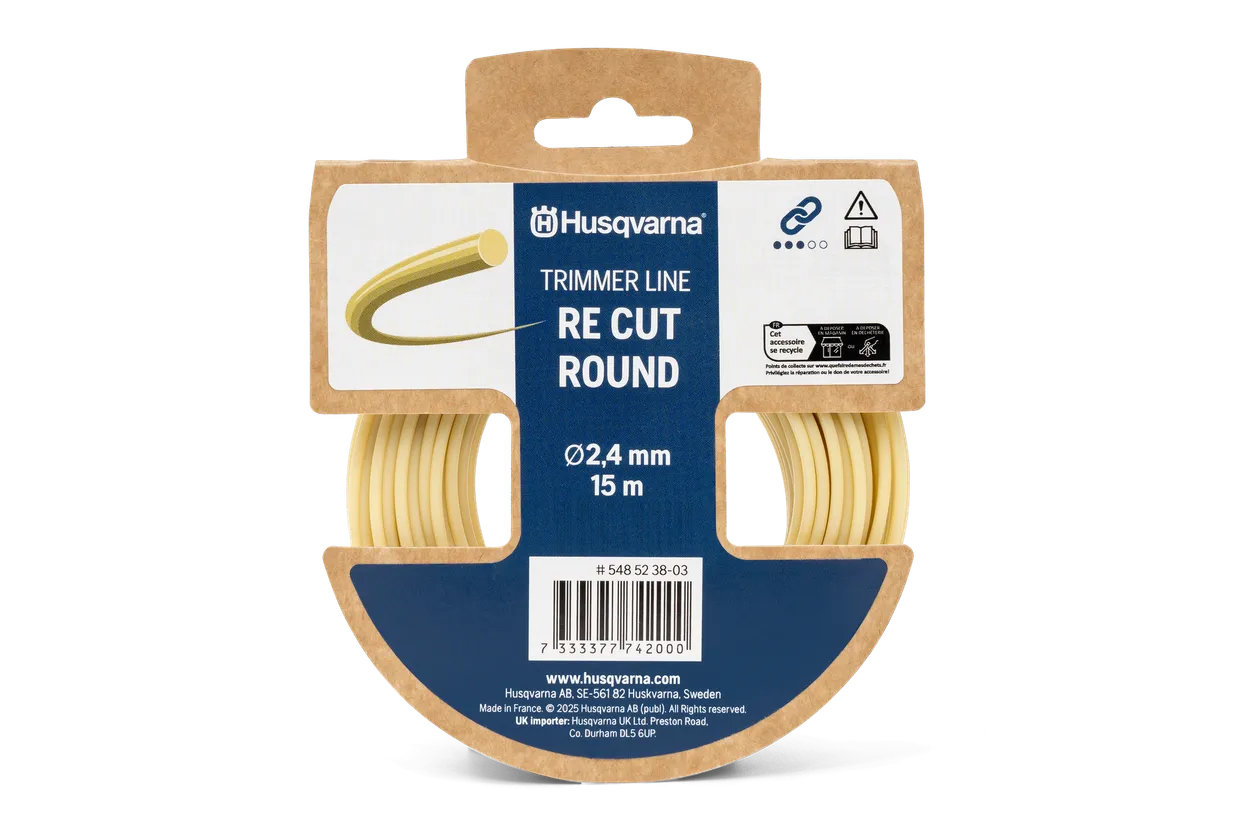 Trimmerfaden Re Cut - Rund 2,4 mm x 15 m