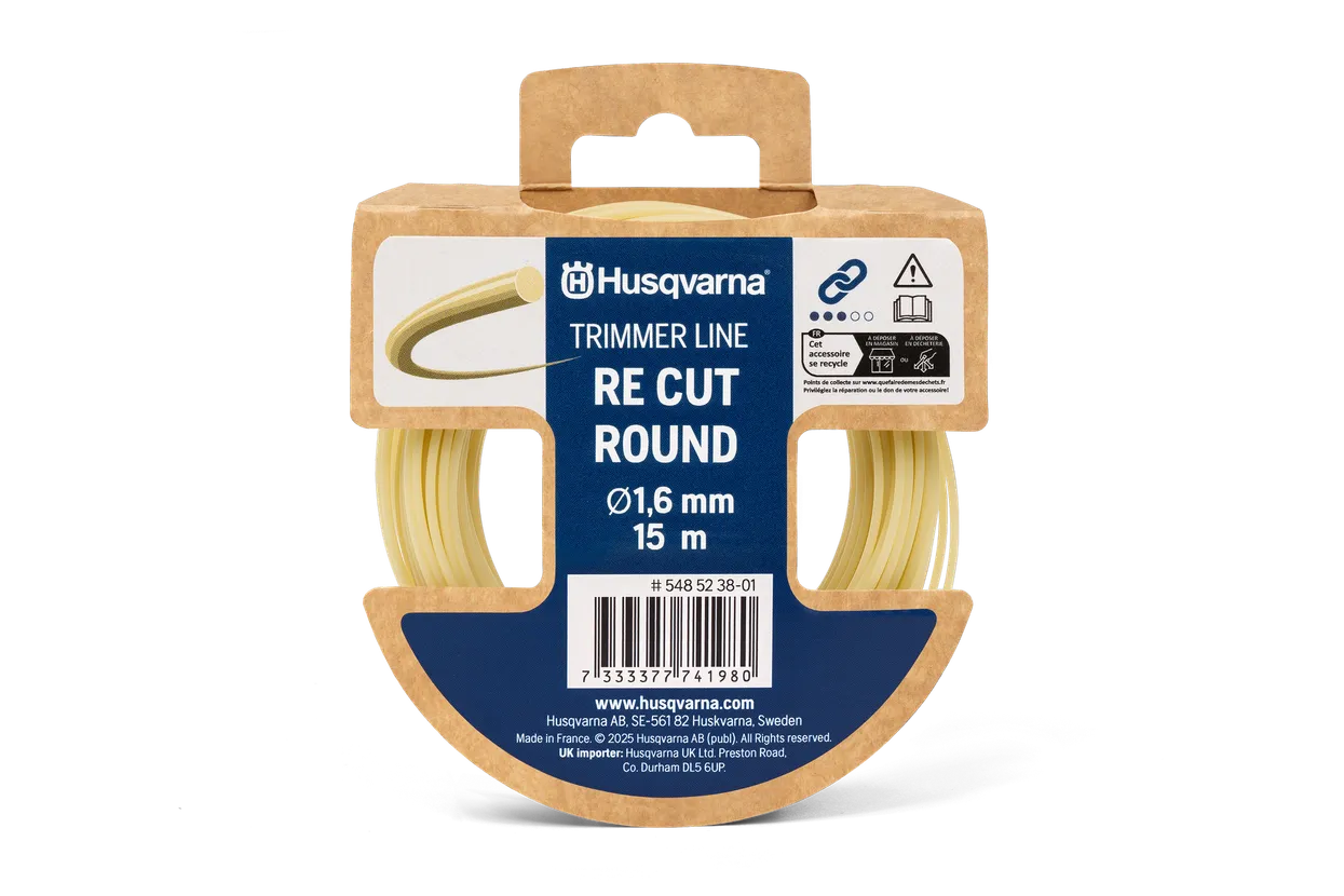 Trimmerfaden Re Cut - Rund 1,6 mm x 15 m
